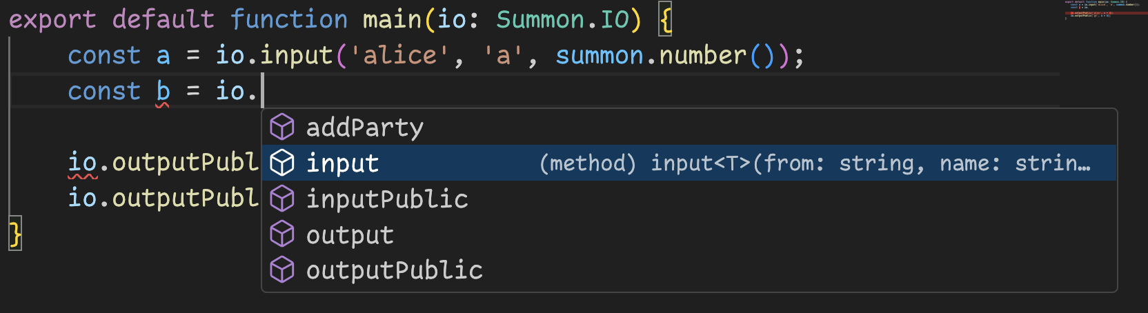 intellisense demo