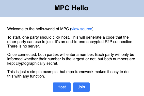 MPC Hello